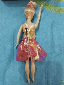 Sparkling Doll with Pink Skirt