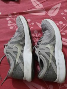 Grey Nike Athletic Shoes