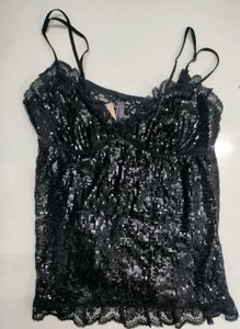 Sparkling Sequin Cami Top with adjustable slips