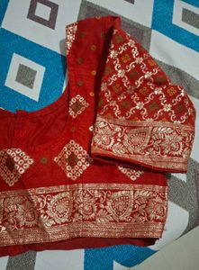 Red &amp; Gold Blouse