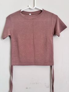 Cute Tie-Waist T-Shirt