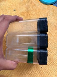 Set of 3 Clear table sprinkle