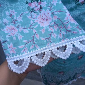 Elegant Floral Kurta Set