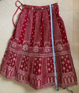 Stunning Red Embroidered Lehenga Choli