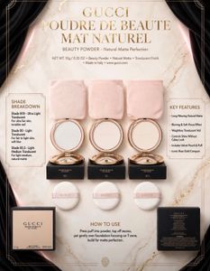 GUCCI COMPACT POWDER NEW (DUPE)
