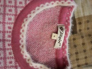 woolen Elegant Pink Kurta Set