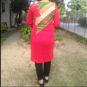 Red woollen Kurti