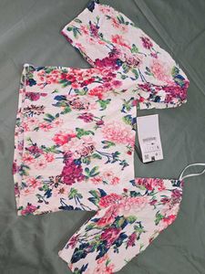 Floral Print Top - ZARA