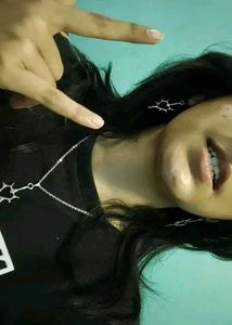 gothic spiked necklace and earring