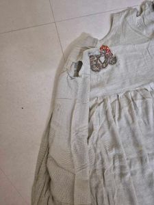 Embroidered Kurta with Bicycle Motif