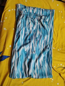 Stylish Blue &amp; White Printed Palazzos