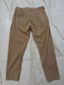 Tan Straight Leg Pants