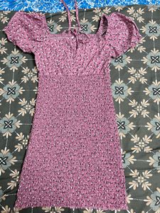 Floral Print Mini Dress