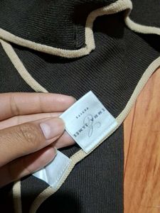 Women's Brown Cardigan with Bows