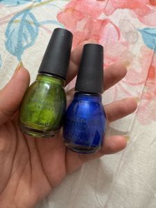 2 Sinful Colors Nail Polish Bottles