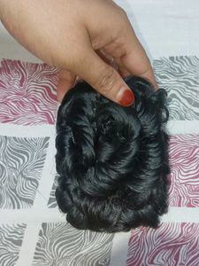 Black Curly Hair Bun Maker
