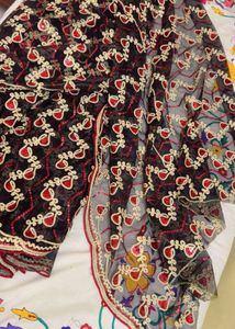 Embroidered saree