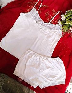 Cute White Lingerie Set