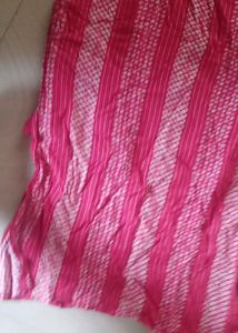 Beautiful Pink Kurta  with Jewelry