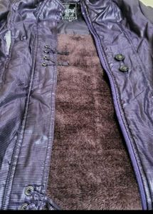Cozy Purple Plaid Winter Jacket