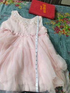 Baby Pink Net Dress Hopscotch