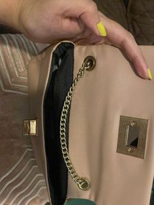 Blush Quilted Crossbody Bag