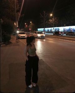 Woman Black Track Pants