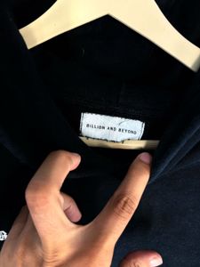 1kg + Black Hoodie with Heart Graphic