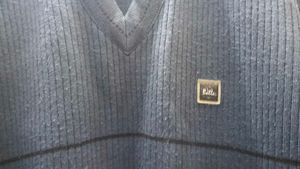 Vintage Knit V-Neck Sweater