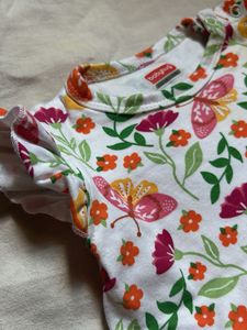 Baby Girls Butterfly Print Bodysuit