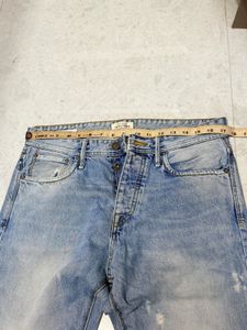 Jack&amp;Jones Light Wash Distressed Jeans