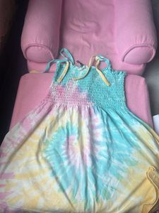Boho Tie-Dye Sundress