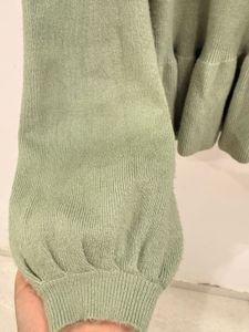 Peplum Green Sweater