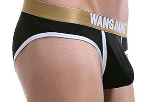 WANGJIANG Men's XXL Black Briefs
