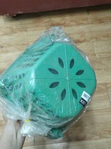 Green Plastic Storage Basket stand organizer (ref
