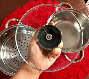 Stainless Steel Steamer &amp; Pot Set