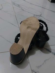 Stylish Black Braided Slides