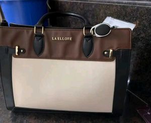 Chic Colorblock Tote Bag