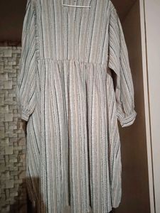 Boho Striped Blouse with Star Print