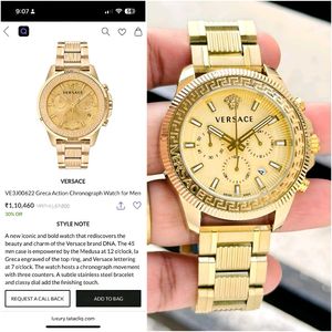 VERSACE GRECA ACTION – ICONIC LUXURY CHRONOGRAPH E