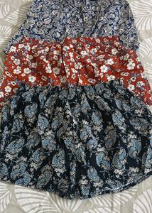 Cute Printed Shorts - Set of 3