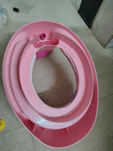 Pink Floral Potty Training Seat