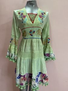 Boho Embroidered Dress