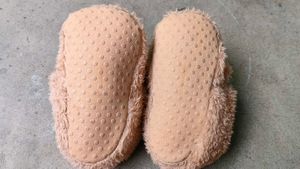 Adorable Bear Slippers for Baby!