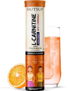 OUTSUP L-Carnitine Orange Flavor Tablets