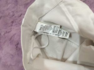 Classic White Straight Leg Pants