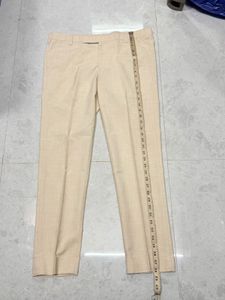Classic Beige Khaki Tailored Trousers Pant