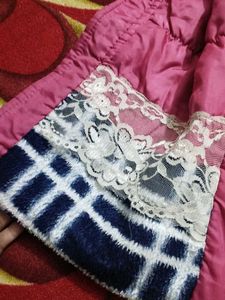 Pink Padded Winter Coat