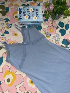 Ribbed Lace up body on dress