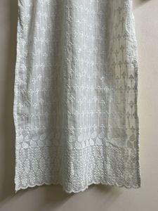 White Chikankari Kurta